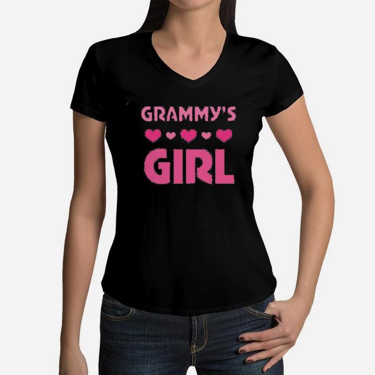 Grammy's Girl Women V-Neck T-Shirt