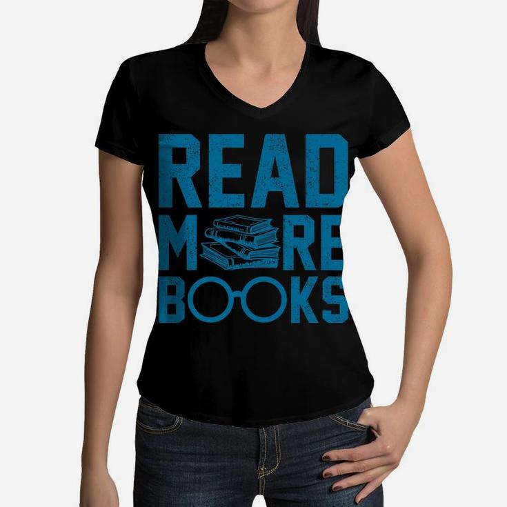 Kids Reading T-Shirts For Kids Great Gift For Read Books Lover Women V-Neck T-Shirt