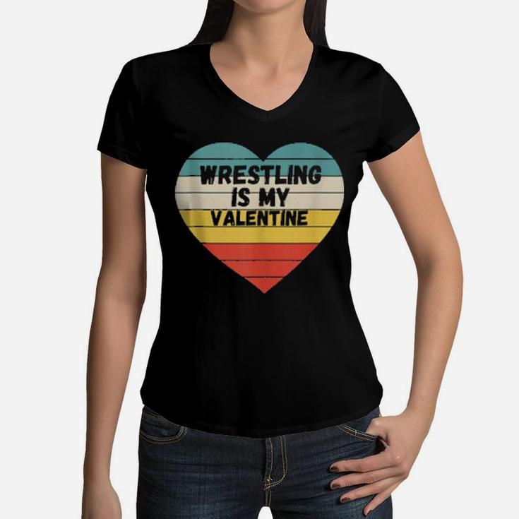 Wrestling Is My Valentine Wrestling Valentine's Day T-Shirt Wrestling Is My Valentine Wrestling Valentine's Day T-Shirt