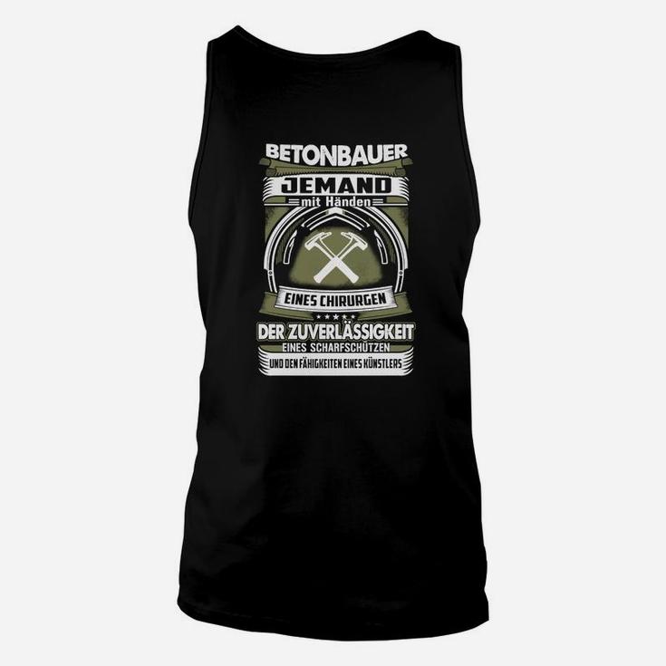 Betonbauer Eines Künstlers TankTop