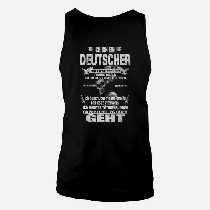 Deutscher September Geboren TankTop