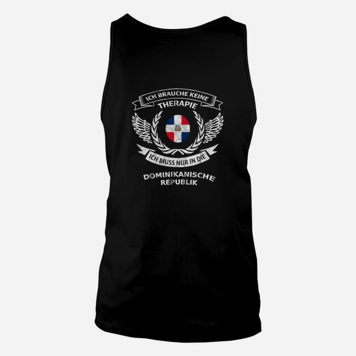 Exklusives Dominikanisches Republik Therapie Retro T- Unisex TankTop