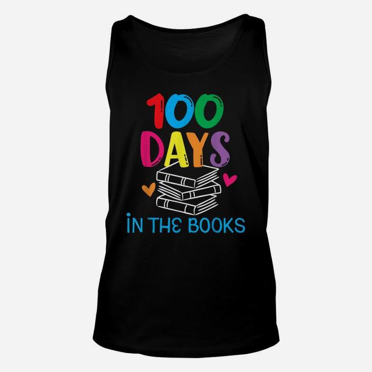100 Days In The Books - Book Lover English Reading Teacher Unisex Tank Top