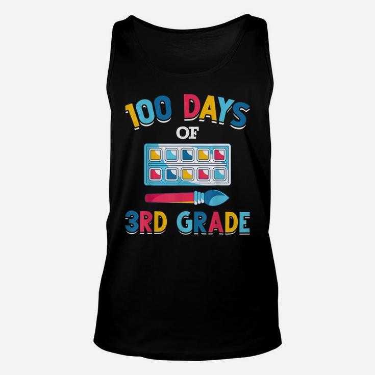 100 Days Of 3Rd Grade Funny Student Gift 100 Days Of School Unisex Tank Top