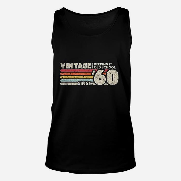 1960 Vintage Keeping It Old School Unisex Tank Top