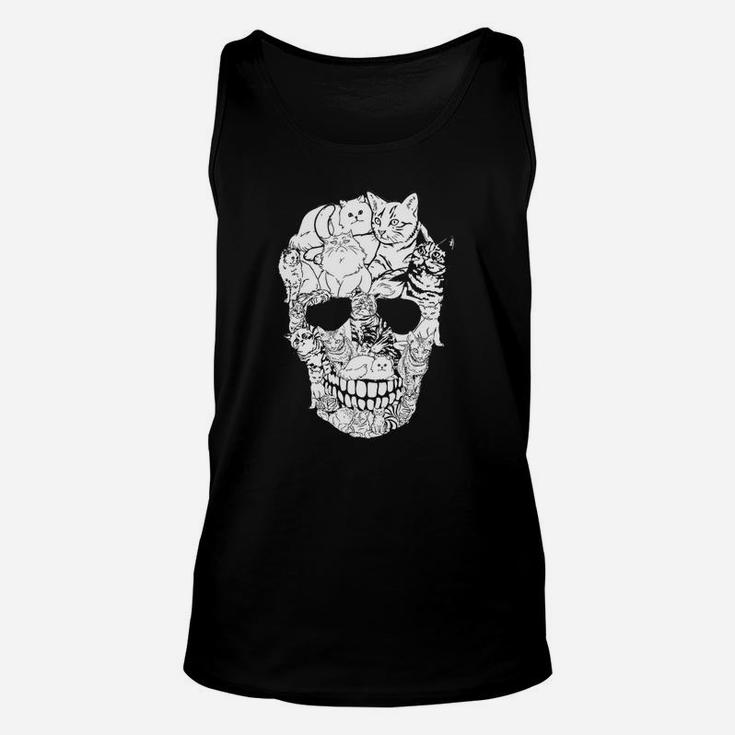 Katze & Amp; Schädel-. Unisex TankTop