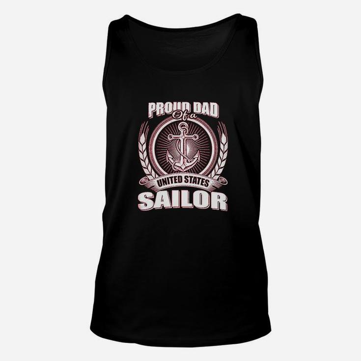 Proud Dad Of A United States Sailor Unisex Tank Top