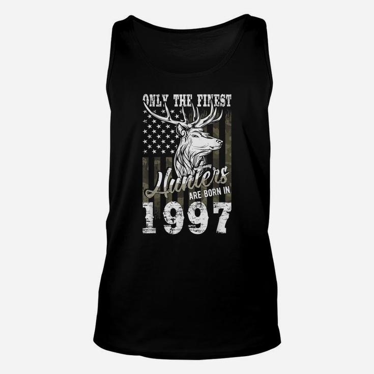 24Th Birthday Gift For 24 Year Old Deer Hunter Hunting 1997 Unisex Tank Top