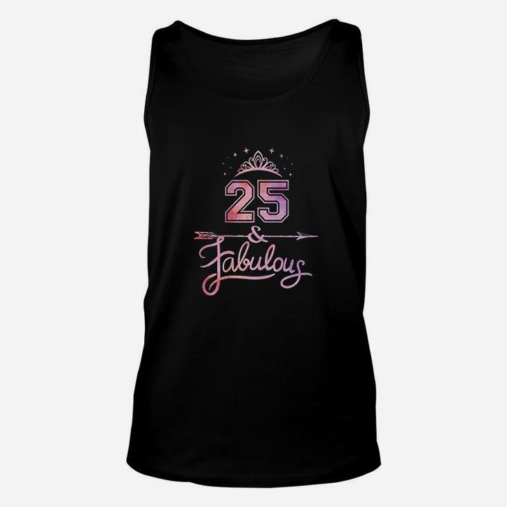 25 Years Old And Fabulous Unisex Tank Top