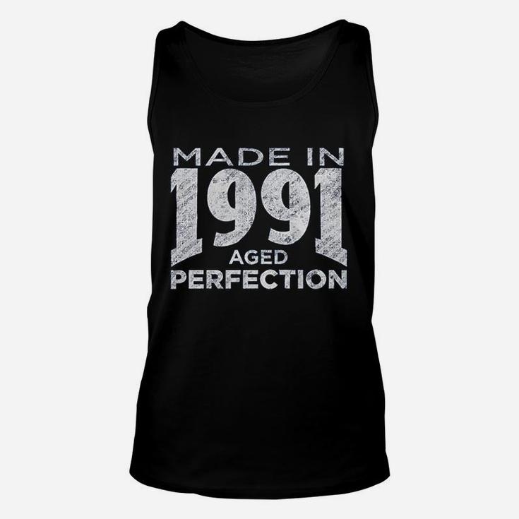 30Th Birthday Gift Made In 1991 Aged To Perfection Unisex Tank Top