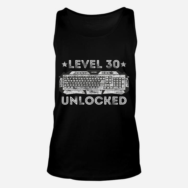 30Th Gamer Birthday Men's Level 30 Complete 30 Years Unisex Tank Top