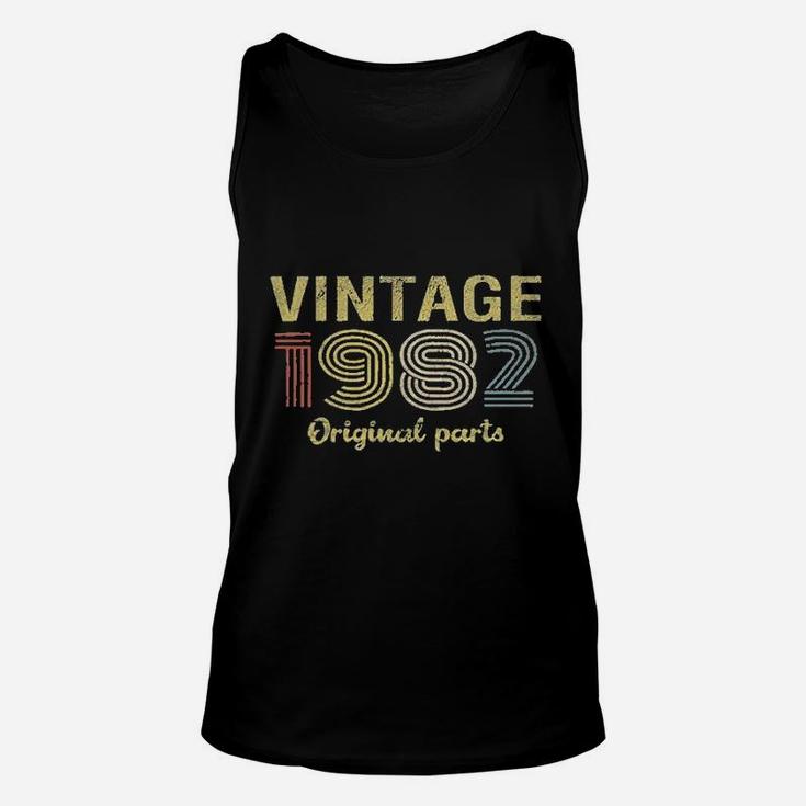 39Th Birthday Vintage 1982 Unisex Tank Top