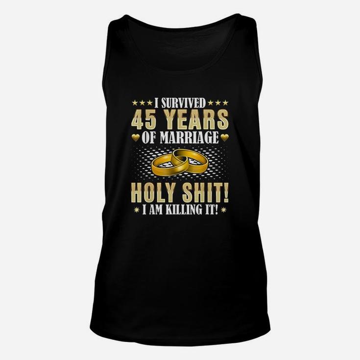45Th Wedding Anniversary Gifts  45 Years Of Marriage Gift Unisex Tank Top