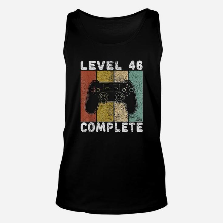 46Th Birthday Men Gaming Level 46 Complete Unisex Tank Top
