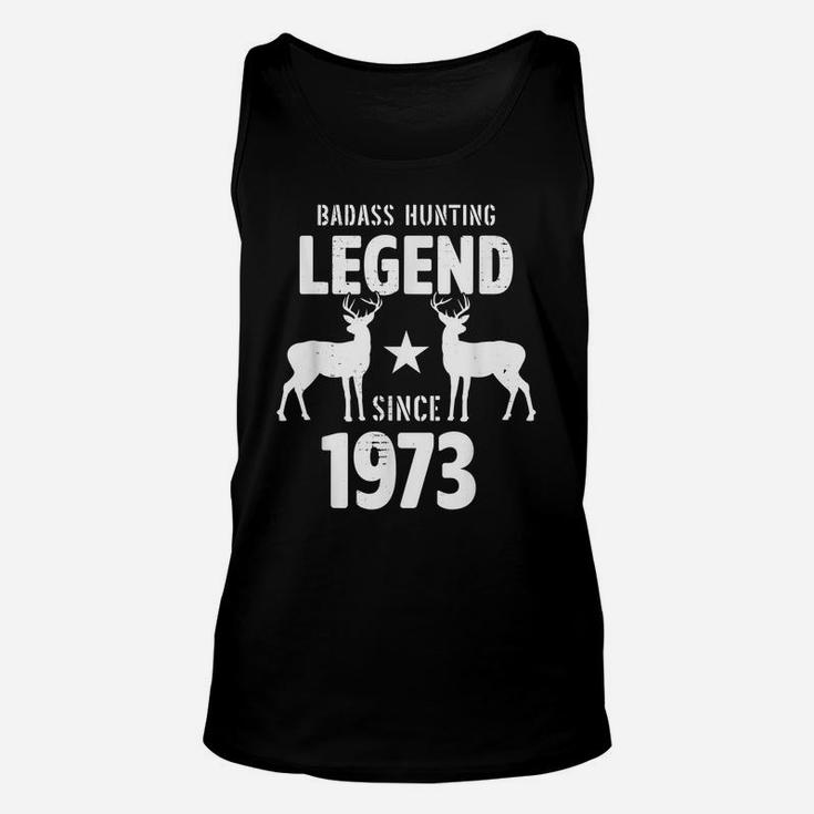 48 Year Old Men Women 1973 Hunter Hunting Gifts For Birthday Unisex Tank Top