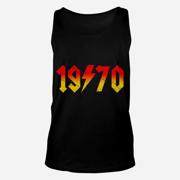 50Th Birthday January 1970 Fifty Year Old Men Gift For Dad Unisex Tank Top