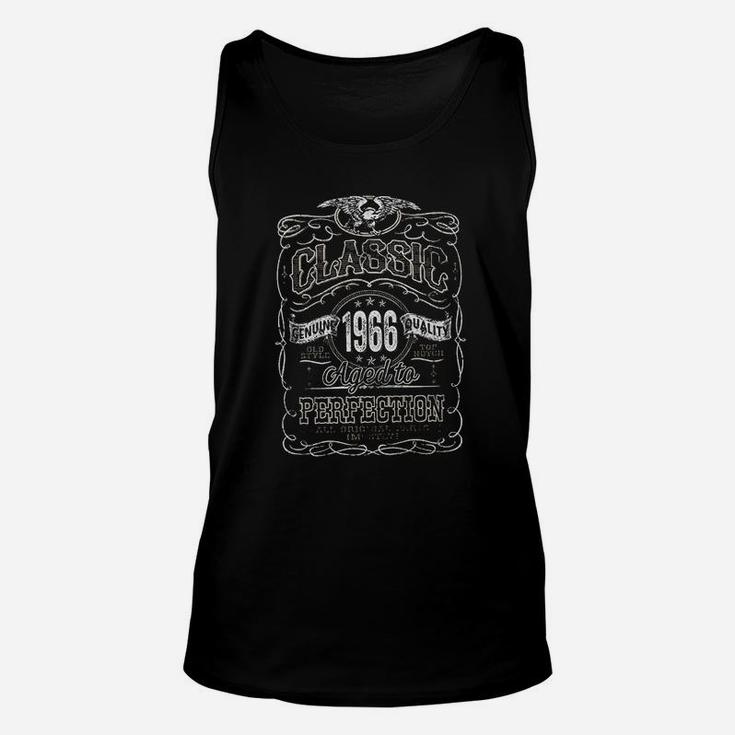 55Th Birthday Classic 1966 Aged To Perfection Unisex Tank Top