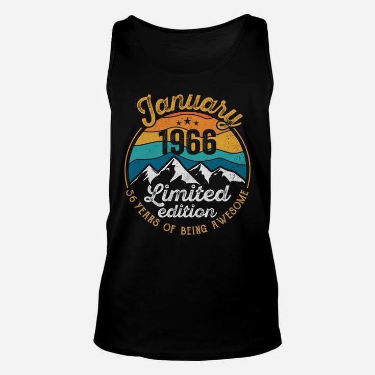 56 Year Old - January 56Th Birthday Shirts For Men Women Unisex Tank Top