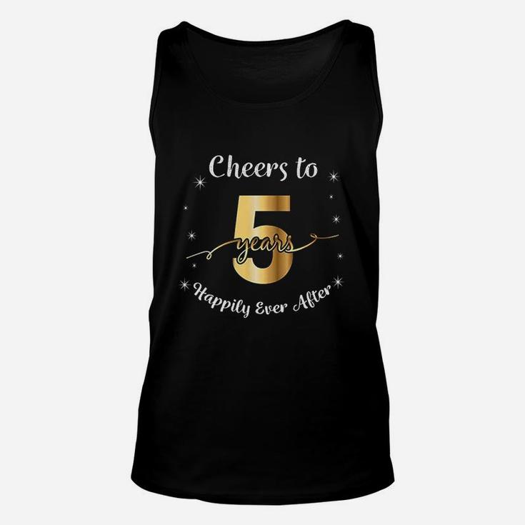 5Th Wedding Anniversary Gift For Couples  5 Years Married Unisex Tank Top