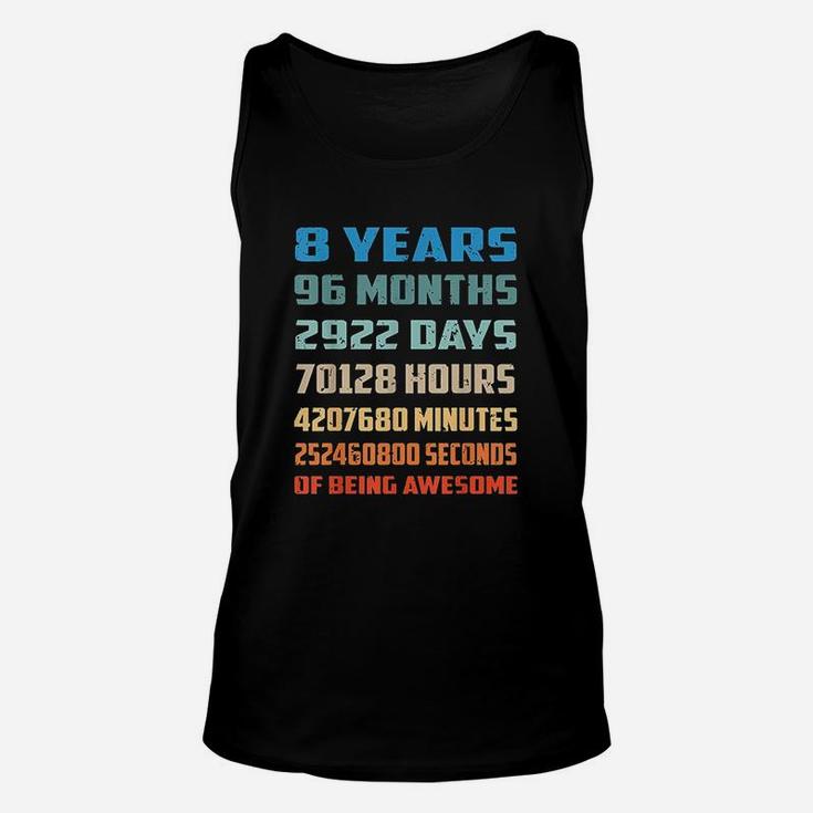 8 Years Old Being Awesome Unisex Tank Top