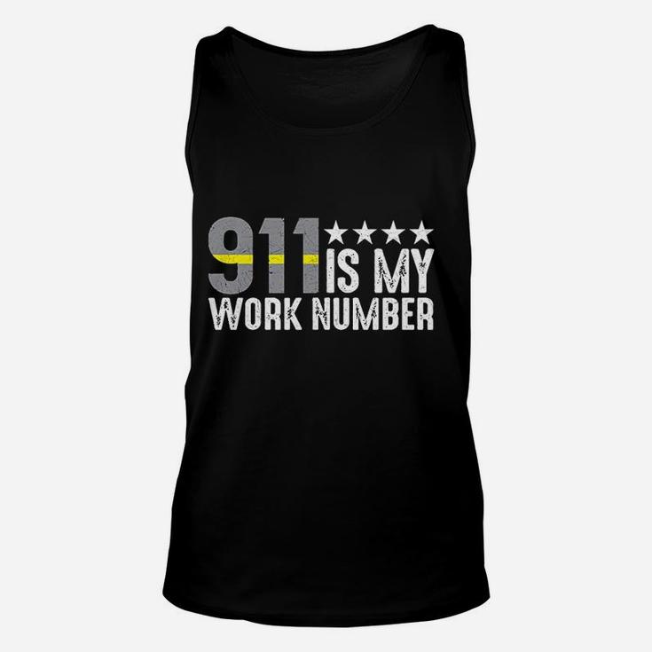 911 Is My Work Number Unisex Tank Top