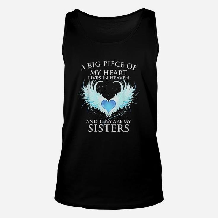 A Big Piece Of My Heart Lives In Heaven Unisex Tank Top