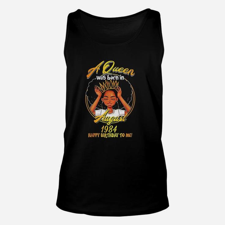 A Queen Was Born In August 1984 Unisex Tank Top