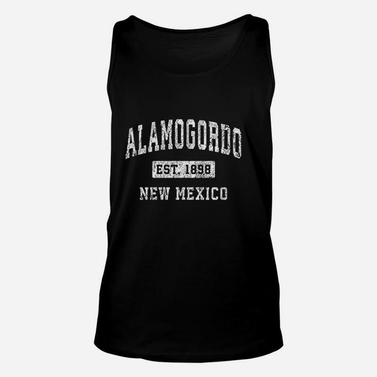 Alamogordo New Mexico Nm Vintage Established Classic Unisex Tank Top