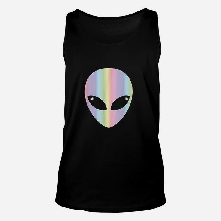 Alien Head Colorful Unisex Tank Top