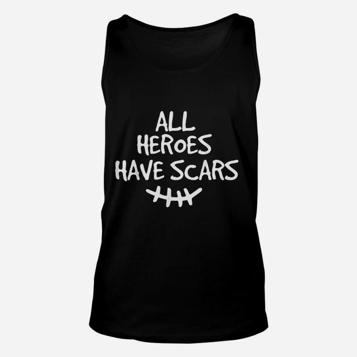 All Heroes Have Scars Unisex Tank Top