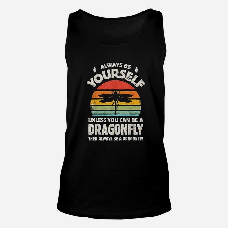 Always Be Yourself Dragonfly Unisex Tank Top