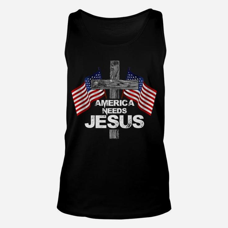 America Needs Jesus Gifts For Christmas Unisex Tank Top