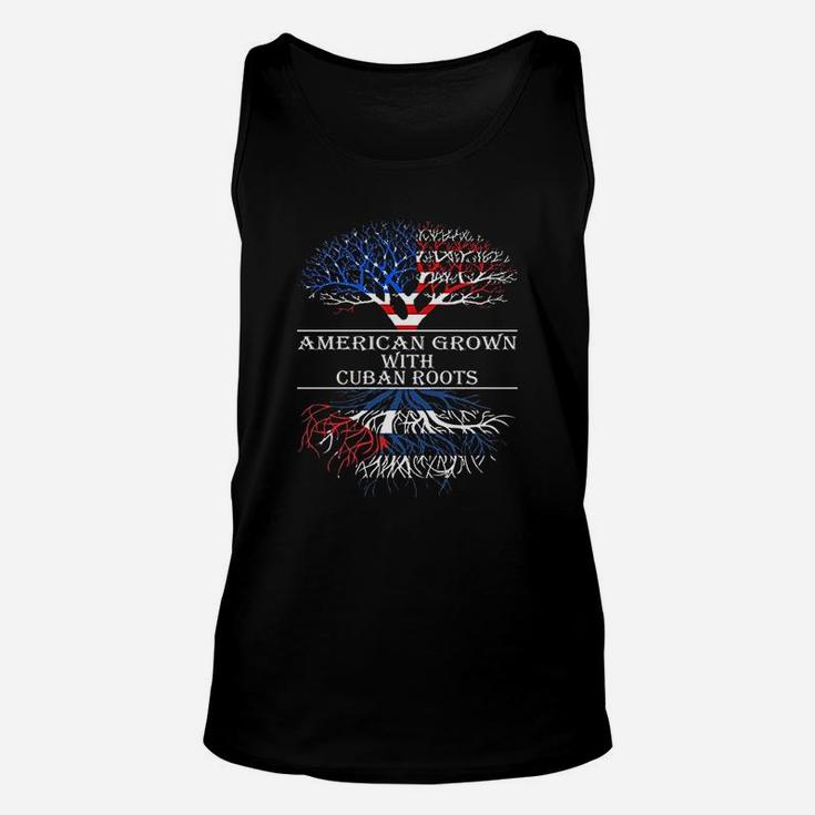 American Grown With Cuban Unisex Tank Top