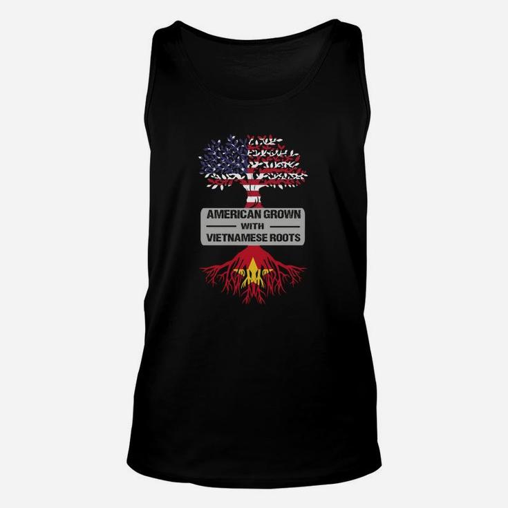 American Grown With Vietnamese Roots Unisex Tank Top