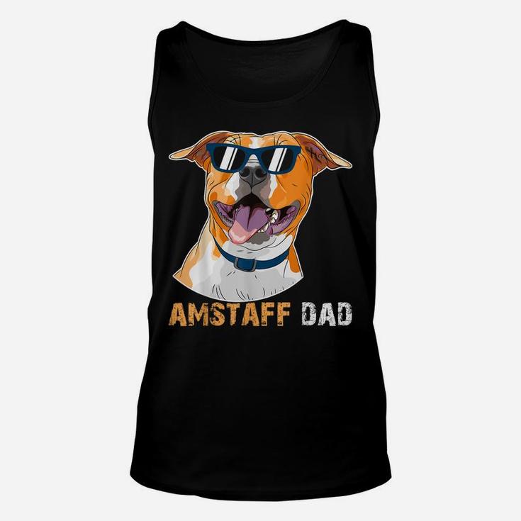 Amstaff Dad Shirt For Dog Lovers Father's Day  Tee Unisex Tank Top