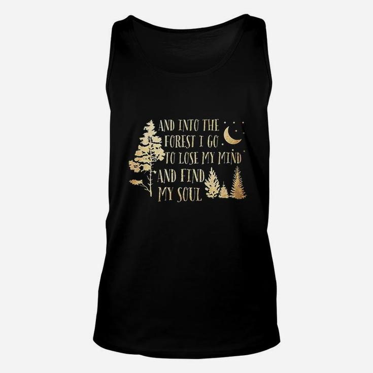 And Into The Forest I Go  Adventure Lover Unisex Tank Top