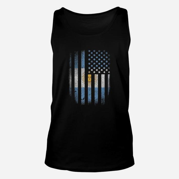 Argentinian American Flag Argentina Usa Argentine Gift Unisex Tank Top