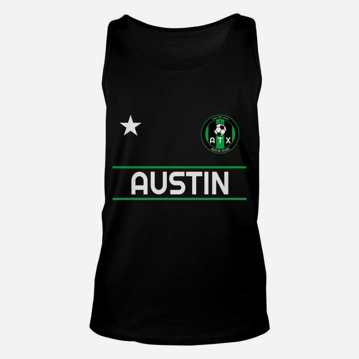 Austin Soccer Team Jersey - Mini Atx Badge Unisex Tank Top