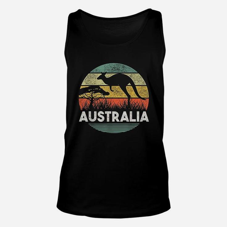 Australia Day Funny Australian Kangaroo Vintage Gift Unisex Tank Top