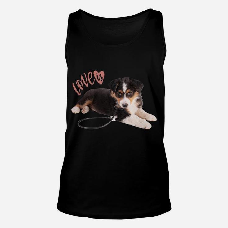 Australian Shepherd Shirt Aussie Mom Dad Love Dog Pet Tee Sweatshirt Unisex Tank Top