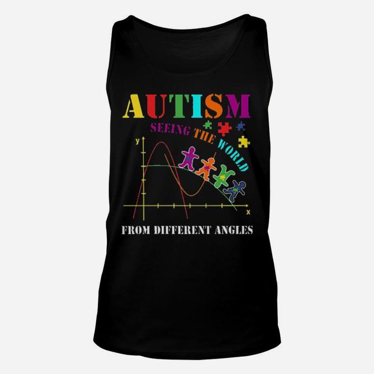 Autism See The World From Different Angles Unisex Tank Top