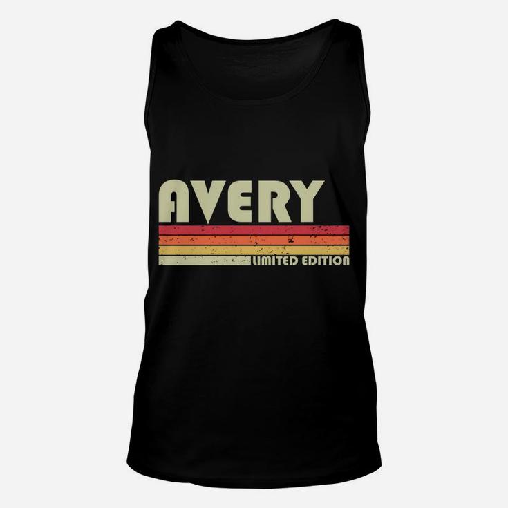 Avery Surname Funny Retro Vintage 80S 90S Birthday Reunion Sweatshirt Unisex Tank Top