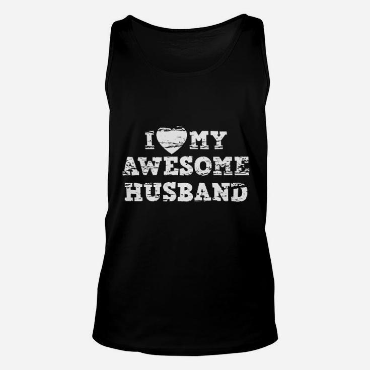 Awesome Husband Lover Unisex Tank Top
