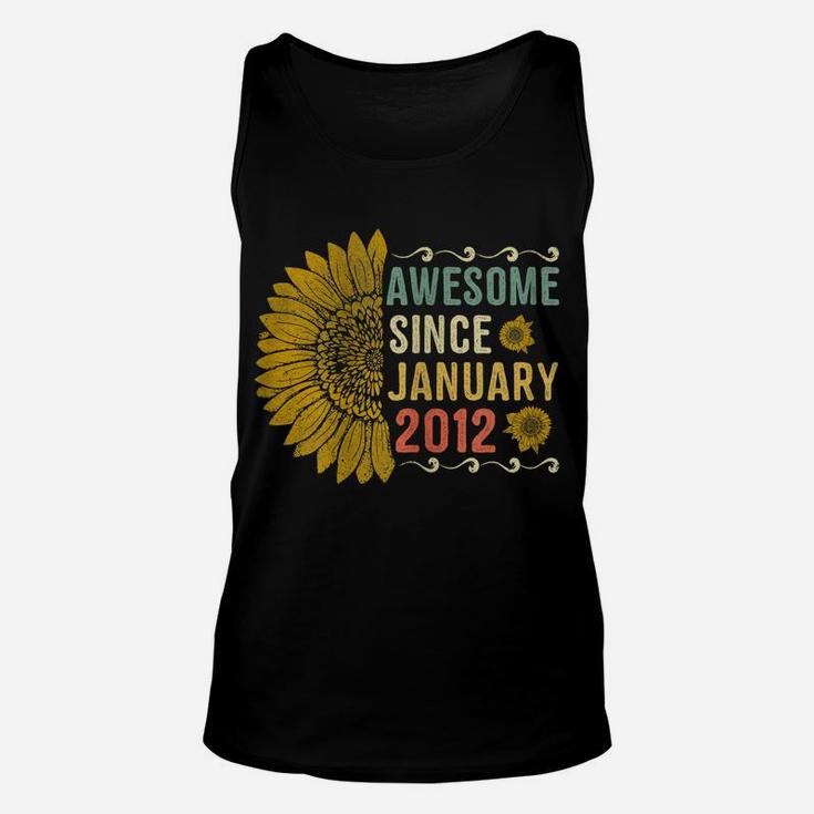Awesome January 2012 Flowers 8 Years Old 8Th Birthday Gift Unisex Tank Top