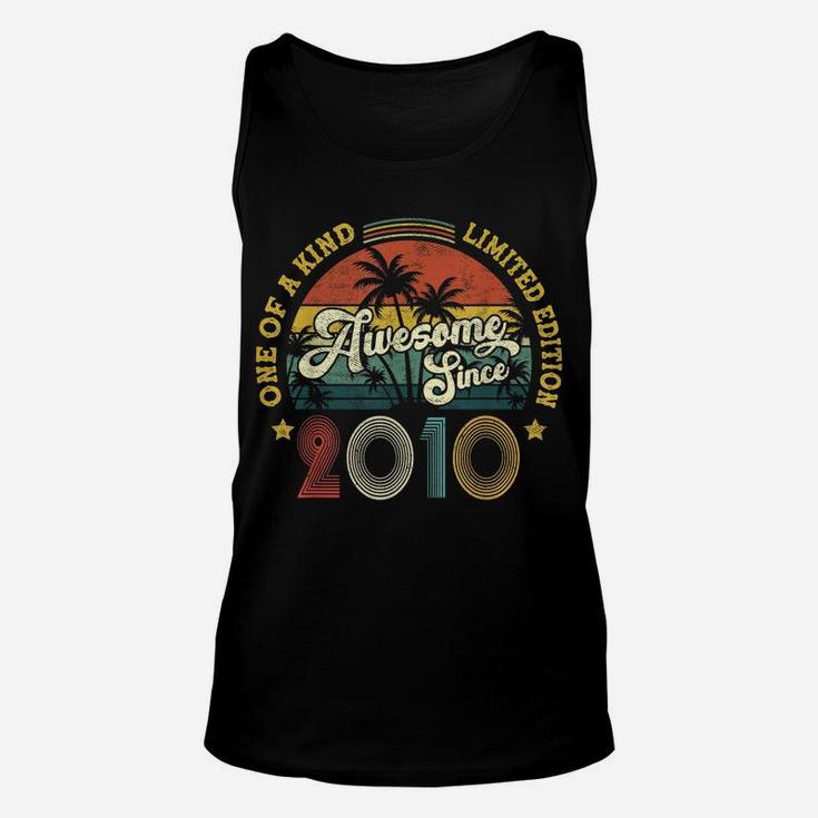 Awesome Since 2010 12 Years Old Vintage 12Th Birthday Gifts Unisex Tank Top