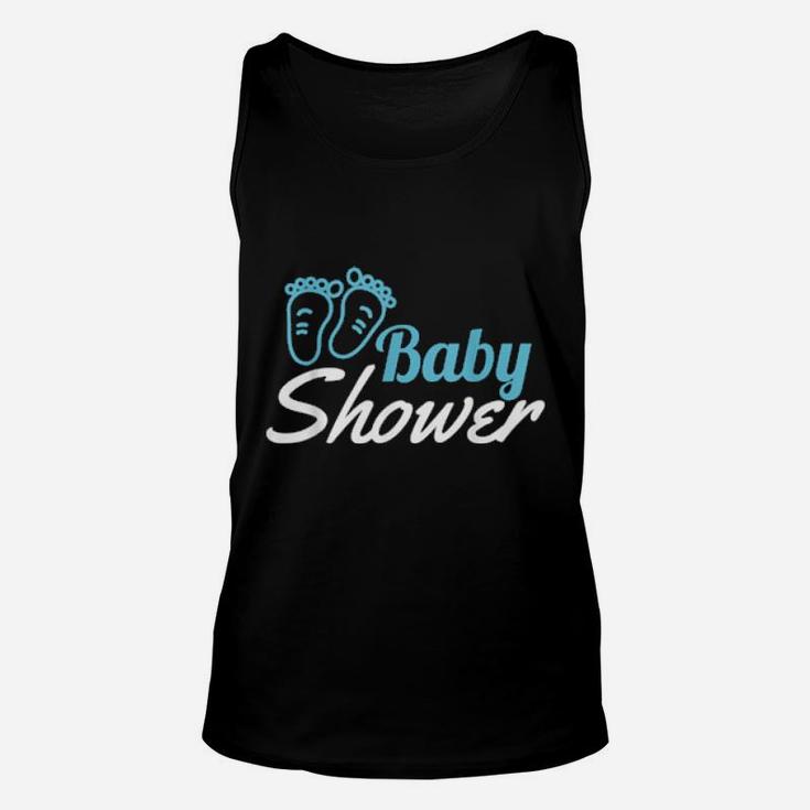 Baby Shower Royal Matching Gender Reveal Pregnancy Party Unisex Tank Top