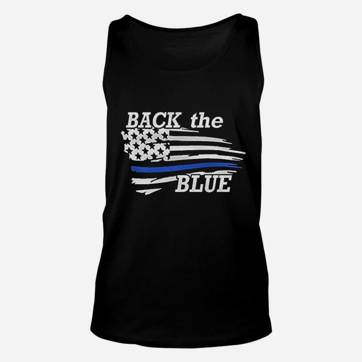 Back The Blue Police Officer Baby Unisex Tank Top