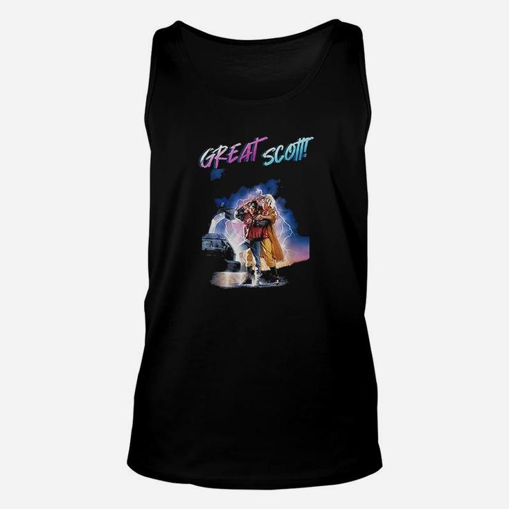 Back To The Future Great Scott Poster Unisex Tank Top