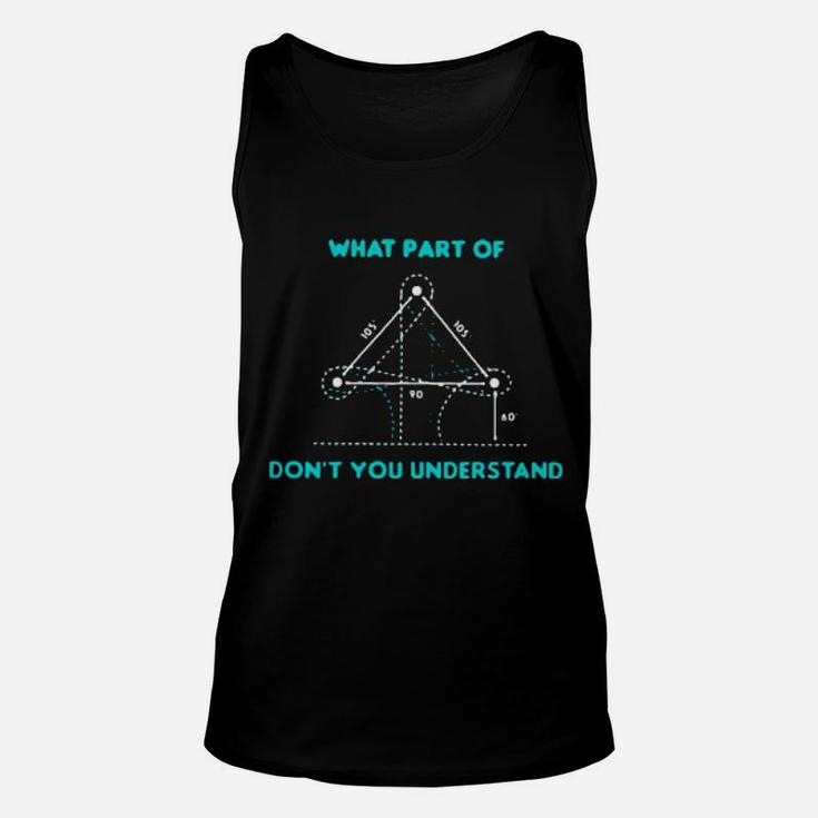 Barrel Racing What Part Of Dont You Understand Unisex Tank Top