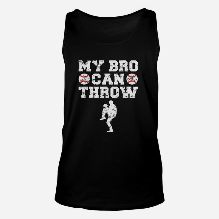 Baseball Brother Sister Funny Pitcher Unisex Tank Top